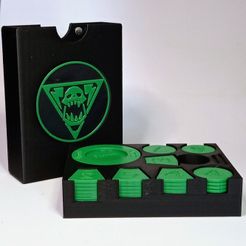 🎲 Kill Team 2024 - Goremongers Token Holder・ STL File for