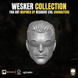 13.png Wesker Head Collection Fan Art For Action Figures For Action Figures