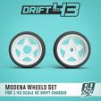 3.jpg MODENA wheels & tires set for 1:43 drift chassis