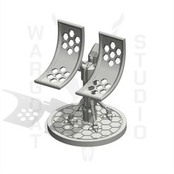 OBJ-OANT401.jpg STL file Antenna Objective・3D printing template to download