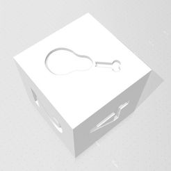 D6 - Chicken Drumstick.jpg STL file D6 Chicken Drumstick Symbol Logo・3D printing template to download