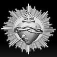 A8.jpg Sacred Heart of Jesus 2 3D Printed Model