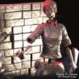 Zs e) Ores Ie OWI ela ver ey Claire Redfield Diorama for 3D Printing - Residual Evil
