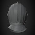 EliteKnightHelmetBackBase.jpg Dark Souls Astora Elite Knight Helmet for Cosplay