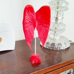 IMG_20191015_152222.jpg Free STL file Angel Wing Sculpture・3D printer model to download