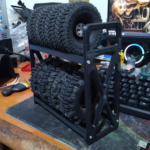 🧸 tire rack 1/10・ STL File for 3D printing・Cults