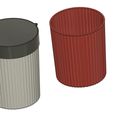 Eimer-v23.jpg Waste garbage can, bucket swing lid, cosmetic bin, bathroom bucket