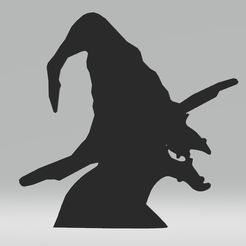 Image-1.jpg Free STL file Worty Witch Window Silhouette・3D printable object to download