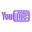 Youtube-Logo.stl Fichier STL gratuit YouTube Logo・Objet imprimable en 3D à télécharger