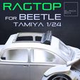 a4.jpg RAGTOP Sunroof for Beetle Tamiya 1-24 Modelkit