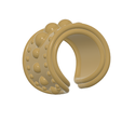 DREAD BEADS RING EAR - 07-03.png STL file fake ear hoop FAKE NIPPLE PIERCING Female male Non-Piercing Body Jewellery Bondage Weight Female DREADLOCK BEAD DREAD BEADS RING EAR femJ-D-07 version 3d print cnc・3D print object to download