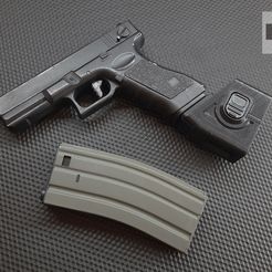20220221_223325-1.jpg STL file M4 Glock (CM030) adapter・3D printable model to download