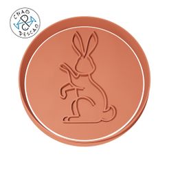 Rabbit_Pose_22.jpg Rabbit Pose (no 22) - Cookie Cutter - Fondant - Polymer Clay