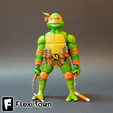 Flexi-Teenage-Mutant-Ninja-Turtles,-Michelangelo-I5.png Flexi Print-in-Place Teenage Mutant Ninja Turtles, Michelangelo