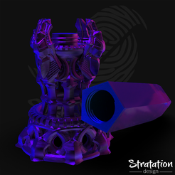 Sd_RPG_CrystalPedestalRender01.png STL-Datei Podest aus Kristall・3D-druckbares Modell zum herunterladen