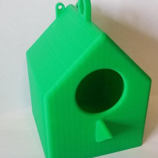 7d58f544dbe05ae6b53235c9d947e64b_display_large.jpg Download free STL file Bird House - Simple print no supports needed • 3D printer model, Psychobillyman