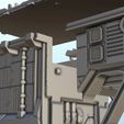 55.png Sci-Fi outpost with overhanging living room (5) - Future Sci-Fi SF Infinity Terrain Tabletop Scifi