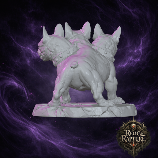 🎲 Infernal Gatekeeper - Three Headed French Bulldog Cerberus - Grimdark ...