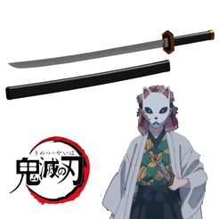 4.png Fichier STL katana de Sabito de Kimetsu no Yaiba / Demon Slayer・Plan pour impression 3D à télécharger