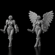 Captura-de-pantalla-2026-09-02-093209.png Radiant Aasimar Champion: Flame Blade Edition (DnD/Pathfinder Compatible Set)