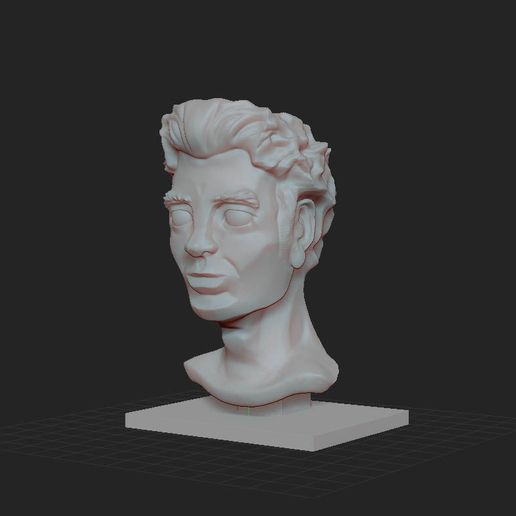 busteHomme.jpg Free STL file Decorative male bust・Model to download and 3D print, KernelDesign