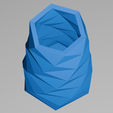4.png Cone - Hexagonal Twirl Vase