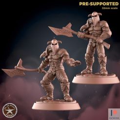 HEROD00.jpg Файл 3D Герой-воин Две модели・Модель 3D-принтера для загрузки
