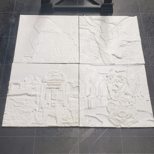 Robot Lithophane 3D model