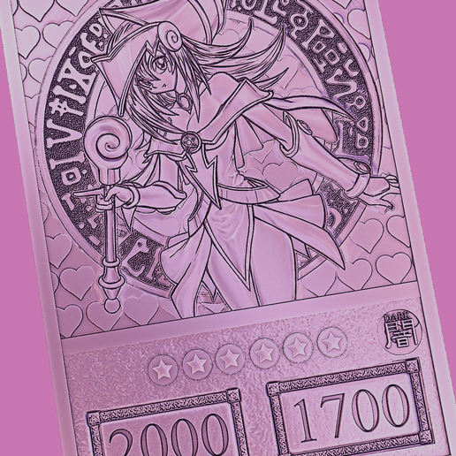 Dark Magician Girl - yugioh STL File for Cults