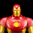 Hasbro-Marvel-Legends-Vintage-Series-Review-Iron-Man-close.jpg Classic Iron Man Armor Iron Man Man vintage armor