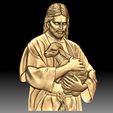 220.jpg Jesus Christ with the lamb - bas-relief for CNC router