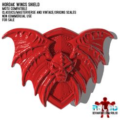 RBL3D_hordak_wings_shield0.jpg OBJ file Hordak Wings Shield (Motu Compatible)・3D print design to download, RBL3D