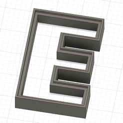 Captura-de-pantalla-E.png Archivo STL letra E・Diseño imprimible en 3D para descargar