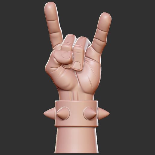 Rock On Horn Hand