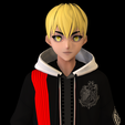 untitled.157.png ANIME CHARACTER BOY SCULPTURE 3D PRINT MODEL 5