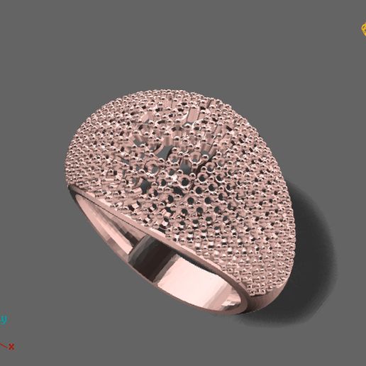 Gents Ring - STL READY 3D model