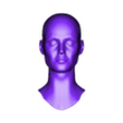 NOhair.stl Sigourney Weaver Alien movie head (with and without hair)