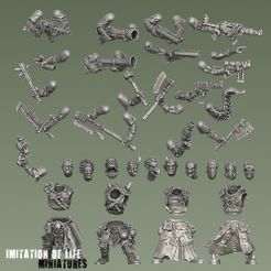 Modular-mutants-parts_Square.jpg 3D-Datei Modularer Mutanten-Bausatz - Mehrteilige postapokalyptische Mutie-Horde・Design für 3D-Drucker zum herunterladen