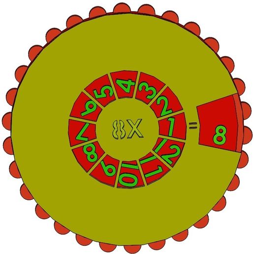 8 table - 3D model önizlemesi