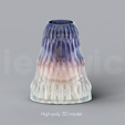 A_6_Renders_0.png Niedwica Vase A_6 | 3D printing vase | 3D model | STL files | Home decor | 3D vases | Modern vases | Abstract design | 3D printing | vase mode | STL