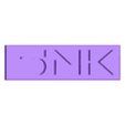 logo_snk_white.stl Logo SNK