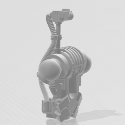 pillpack.png Free 3D file Supported Type Four backpack for Longsword gunners・3D print model to download