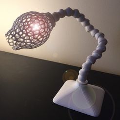 lampe flower_large.jpeg Бесплатный STL файл vegetable lamp #POLYMAKERCHALLENGE・Модель 3D-принтера для загрузки, juanpix