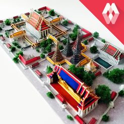 mw-watpho1-08.jpg Free STL file Wat Pho Temple - Bangkok , Thailand・3D printer design to download