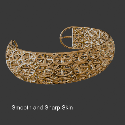 STL file Bangle 032 💫 (OBJ)・Template to download and 3D print・Cults