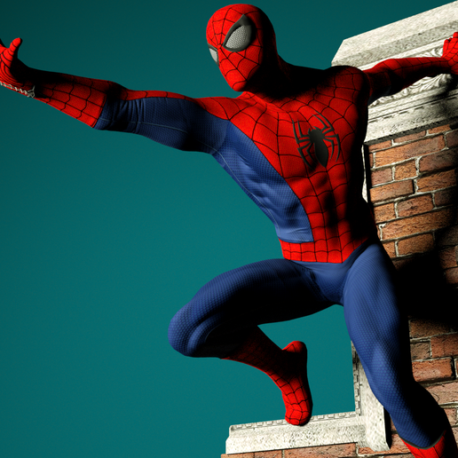 ThePrint3DBoy_Spiderman0003.png Фигурка Человека-паука