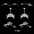 preview-v11-type2.png FASA Romulan V-11 Stormbird: Star Trek starship parts kit expansion #25