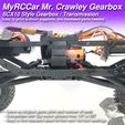 MRCC_MrCrawley_Gearbox_05.jpg MyRCCar Mr. Crawley Gearbox / Transmission, SCX10 style