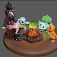 5.jpg STL-Datei MARNIE CAMPFIRE MOOD LIGHT FOR 3D PRINT POKEMON TRAINER 3D-Druck Modell・3D-druckbares Design zum Herunterladen