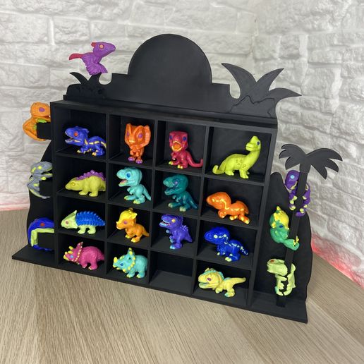 🦖 Expositor para la colección de Dinosaurios de Kinder Joy